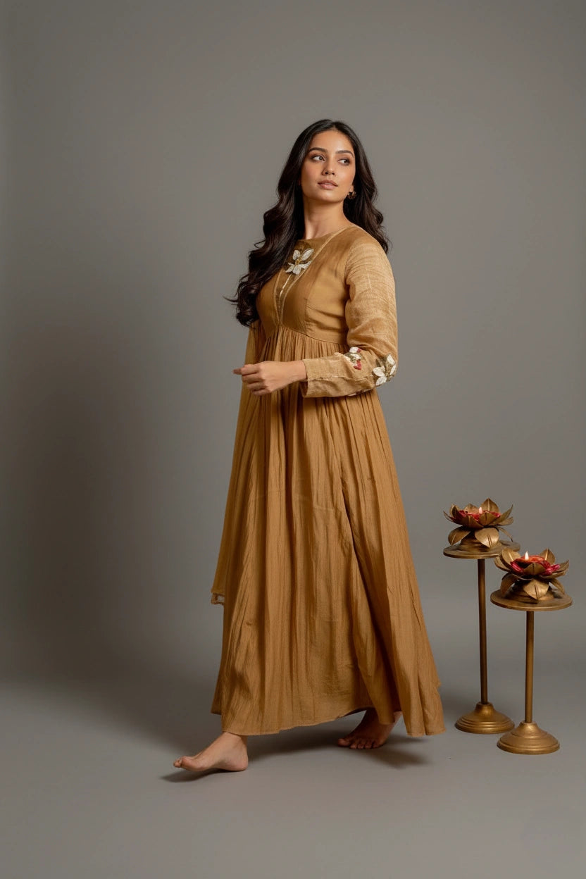 Saffron Whisper Dress